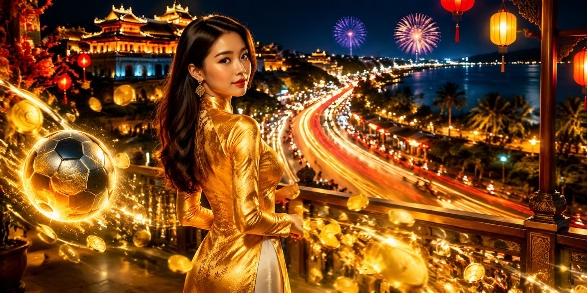 Phụ nữ Huế mặc áo dài tham gia cá cược thể thao trực tuyến